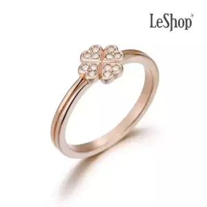 14K 베니 클로버 반지(GoldPlated)_LJ5355BRR