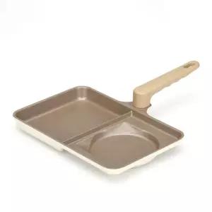 비자트 인덕션 에그 토스트팬 2구 사각 계란 후라이팬