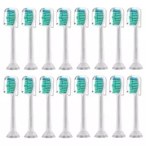 (16개입) 바른이케어 전동칫솔 필립스 전동칫솔모 호환용 HX6014-P