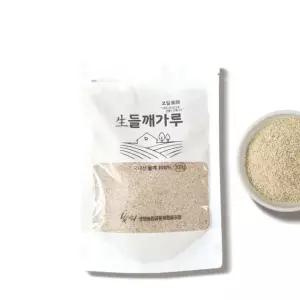 국산 탈피 들깨가루 300g 1봉 고소한 기립피 들깨가루 양념