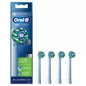 오랄비 프로 엑스퍼트 크로스액션 화이트 리필모 EB50RX 4p