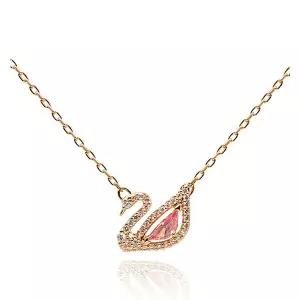 [스와로브스키] 스와로브스키 목걸이 5469989 Dazzling Swan 핑크스완 여성목걸이 당일발송
