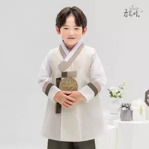 [한복]AM246 남연아이보리용보 아동한복 남아한복