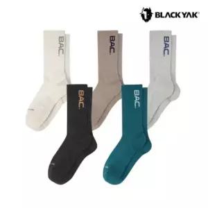 [롯데백화점]블랙야크 남여공용 사계절 기능성 쿨맥스 등산양말 알파인로고크루삭스C 2BYSCXV903 GD