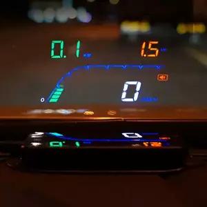 차량 헤드업 디스플레이 HUD OBD 속도계 자동차 헤드업 디스플레이 속도 액세서리 자동차용 계기판 표시기