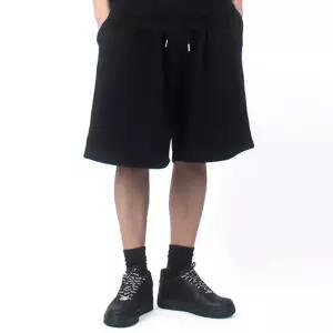 간쓰리 GP0407 블랙 국내생산 반바지 디자이너 버뮤다 원턱 와이드 쇼츠 남녀공용