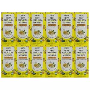 락티브 100% 유기농 NFC 레몬즙 20g x 14포 12박스
