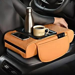 차량용 팔걸이 콘솔박스 수납함 자동차 멀티 수납 거치대 컵홀더 콘솔 쿠션 박스