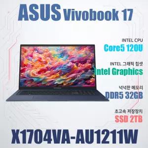 ASUS 비보북 17 X1704VA-AU1211W/NVMe SSD 2TB(교체)/램32GB