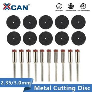 원형사포 XCAN 미니 메탈 절단 디스크 32mm 원형 톱날 그라인딩 휠(드레멜 용품 로터리 툴용 맨드릴 포함)