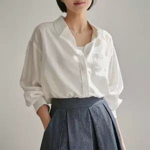 (뮬랑) M. 텐셀 포켓 루즈핏 셔츠 (3col)[셔츠E1224R07]