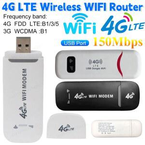 유심라우터 오피스 PC용 휴대용 무선 USB 동글 4G LTE 와이파이 라우터 150Mbps SIM 카드 핫스팟 모뎀 포켓 모바일 광대역