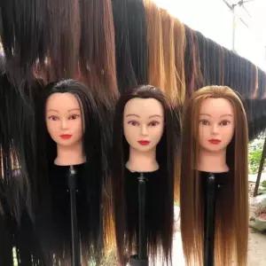 연습용 통가발 인모 커트 마네킹 미용사 미용가발 컷트 머리