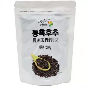 네추럴스파이스 통후추 통흑후추 알후추 200g 블랙페퍼 통후추파우치 통후추리필 후추알
