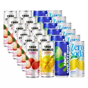 클룹 베스트 B세트 250ml 총24입 1박스(제로소다 레몬+청사과+트루 100% 리치+망고주스)