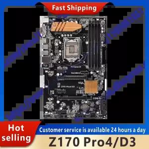 Z170 Z170M DDR3 LGA 1151 오리지널 데스크탑 마더보드리퍼 Pro4/D3 마더보드