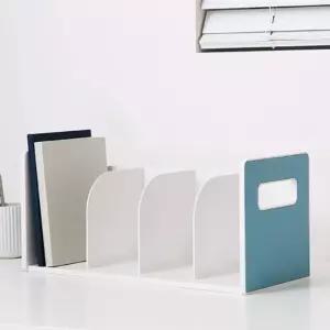 민트 4단 마이룸 책꽂이 시스맥스 업무용 손잡이 책상 데스크 정리 수납/이동/간이책꽂이/플라스틱/디자인