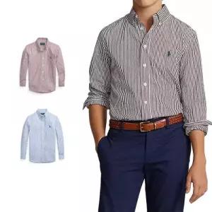 [폴로랄프로렌]보이즈 스트라이프 포플린 셔츠 (11923105)