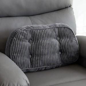 리클라이너 의자 / 액센트 카우치 사무실 의자, 터프트 코듀로이 노인용 등받이 쿠션, 허리 휴식용 , 독서, 다크 그레이