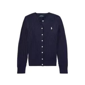 [폴로랄프로렌]케이블 니트 걸즈 가디건 네이비 (41563903)