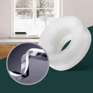 외풍차단시공 투명문풍지10M 틈새 샷시모헤어 판 우풍차단 현관고무패킹 샷시바람막이 창 35W50CE8F