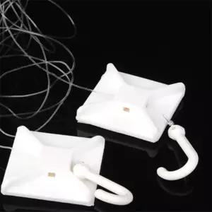 곰박스 천정 낚시줄 J형 걸이세트 2P 무타공천장고리후크