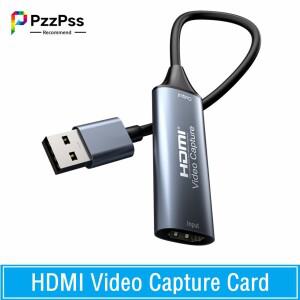 HDMI 비디오 캡처 카드 4K 30Hz to USB 2.0 3.0 그래버 박스 Macbook PS4 PC 게임 DVD 카메라 녹화