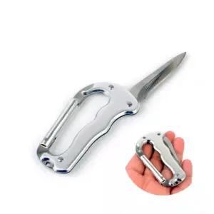 등산가방걸이비너칼 휴대용접이식칼 카라비너칼 접이식소형칼