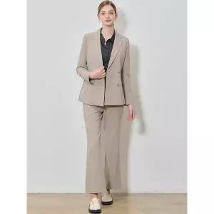 [쉬즈미스]2SET [쉬즈미스(SHESMISS)]  더블 브레스티드 셋업 재킷 울 블렌드 루