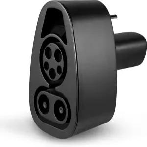 렉트론 CCS-테슬라 어댑터 - 500A 호환되지 않음 테슬라 EV와 NACS 충전 CCS 고속 호환 사이버트럭(블랙)과