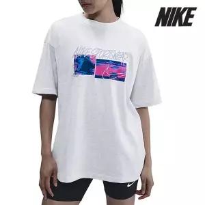 [나이키] 여성용 반팔티 /c6- IB7565-051 / 우먼스 스포츠웨어 오버사이즈 반팔 티셔츠