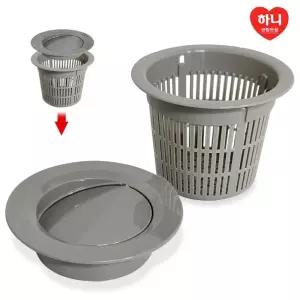 배수구부속 하니 씽크대 배수망(소set) 자동개폐식 배수구망 거름