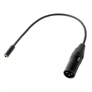 XLR에서 1/8 케이블 3핀 XLR 남성에서 인치 3.5mm 여성 스테레오 모노 오디오 어댑터 커넥터 인터커넥트