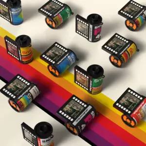 [ESCURA] 디지털 카메라 스냅롤 SnapRoll 레트로 소형 미니 디카 싱글박스