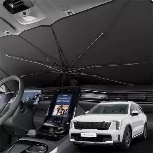 쏘렌토 앞유리 우산형 햇빛 가리개 차량용 차광막 썬바이저 운전석 차박 커버