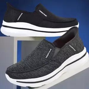 메쉬 여름 남성 슬립온 키높이 스니커즈 편한 운동화