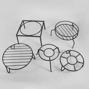 냄비 받침 삼각대 화로 사각형 단층 요리 삼발이 라면 15 가마솥걸이 32x9