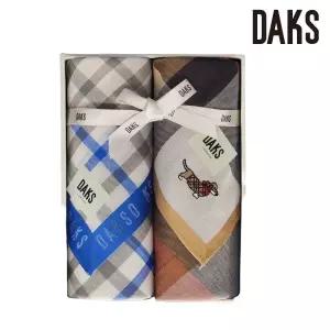 [롯데백화점]닥스 신상 남성 손수건 세트 DEN2101 73+DEI2104 95