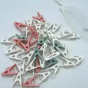 빨래집게 RVO386Z2 50pcs 의류집게 옷집게 옷걸이집게