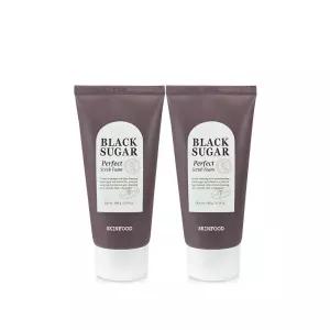 스킨푸드 블랙슈가 퍼펙트 스크럽 폼 1+1 기획세트