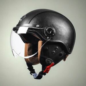 가죽헬멧 오토바이 할리 바이크 1 하프페이스 가죽 티티앤코 톰슨 할리데이비슨 레트로