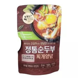 풀무원 정통 순두부찌개 양념장 140G X 5개 a80139