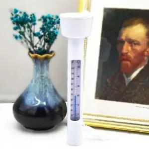 어항 수족관 수중 온도계 투명 플라스틱 물고기 사육 온도 측정용