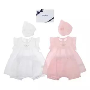 [갤러리아] (압소바출산백일.돌.조카아기여름원피스모자세트)갸드무소원피스(A13-13015)