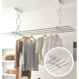 아파트 베란다 세탁실 천장 옷걸이 빨래건조대 양말 1인가구 잡화 천정부착식