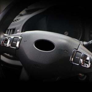 ABS 자동차 차량용 호환 핸들  서클 스팽글 커버 카바 스티커 기아 스포티지 3 20112014 씨드 2010