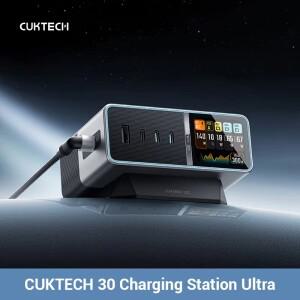 CUKTECH 30 울트라 MAX GaN 충전기 1.83인치 IPS 디지털 디스플레이 데스크탑 스테이션 (자석식 포지셔닝
