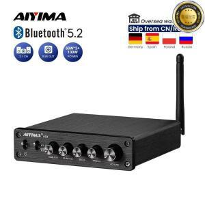 AIYIMA TPA3116 서브우퍼 블루투스 앰프 HiFi 2.1 디지털 오디오 전력 증폭기 50Wx2 + 100W 사운드 A03