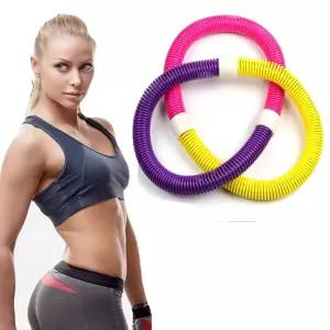스프링 훌라후프 1.4kg 뱃살 다이어트 용수철 꽈배기 스프링 스마트 훌라후프 홈트
