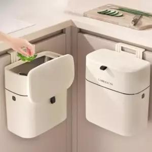 음쓰 걸어쓰는 밀폐형 이동식 음식물 쓰레기통 미니휴지통